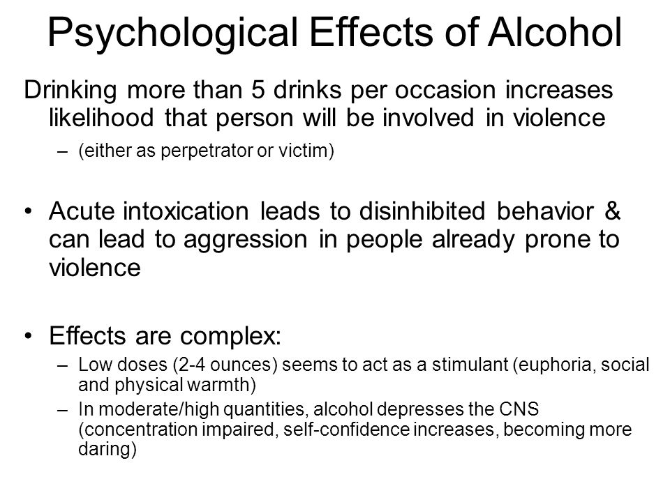 Health and Behavioral Risks of Alcohol and Drug Use